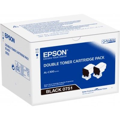Epson Tonerkassetten-Doppelpack, Black 7.3k x 2