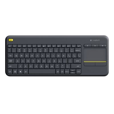 Logitech K400 Plus Tv Tastatur RF Wireless QWERTZ Ungarisch Schwarz