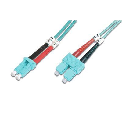 Digitus LWL Multimode OM 3 Patchkabel, LC / SC
