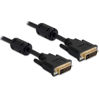 DeLOCK 2m DVI-I DVI-Kabel Schwarz