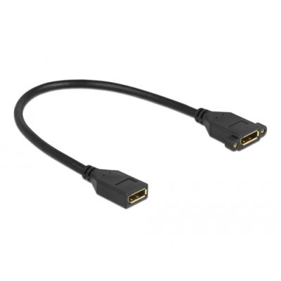 DeLOCK 87099 DisplayPort-Kabel 0,3 m Schwarz