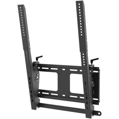 StarTech.com TV-Wandhalterung - Hochformatige/vertikale Heavy Duty Fernseher Wandhalterung - 40-55 Zoll VESA-Displays (50kg)- Neigbare Niedrigprofil-Fernseh-Digital Signage-Halterung mit Diebstahlschutz