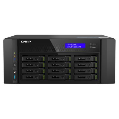QNAP TS-h1290FX NAS Tower Ethernet/LAN Schwarz 7302P