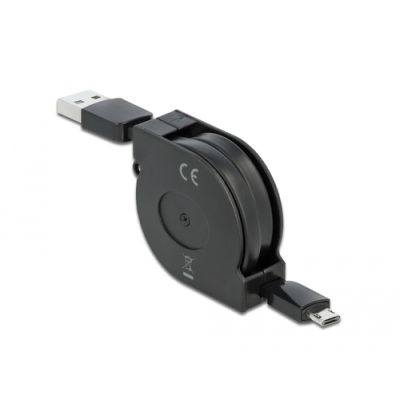 DeLOCK 85761 USB Kabel 1 m USB A Micro-USB B Schwarz