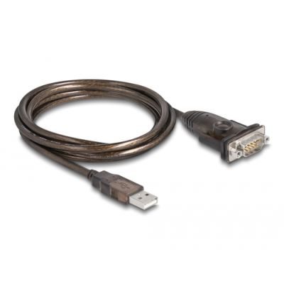 DeLOCK 62645 Serien-Kabel Schwarz 1,5 m USB Typ-A DB-9