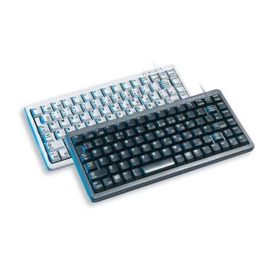 CHERRY Compact keyboard G84-4100, light grey, CH Tastatur USB + PS/2 Grau