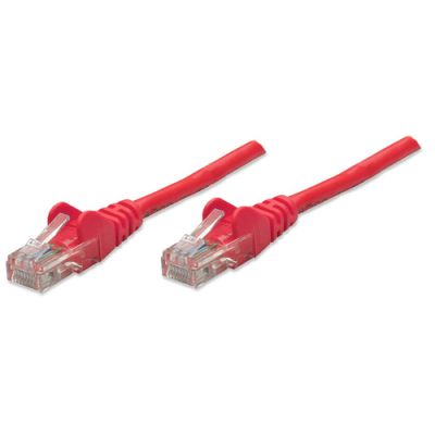 Intellinet Netzwerkkabel, Cat5e, SF/UTP, CCA, Cat5e-kompatibel, RJ45-Stecker/RJ45-Stecker, 0,5 m, rot