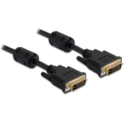 DeLOCK 83112 DVI-Kabel 3 m DVI-I Schwarz