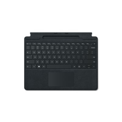 Microsoft Surface Pro Signature Keyboard Schwarz Microsoft Cover port AZERTY Französisch