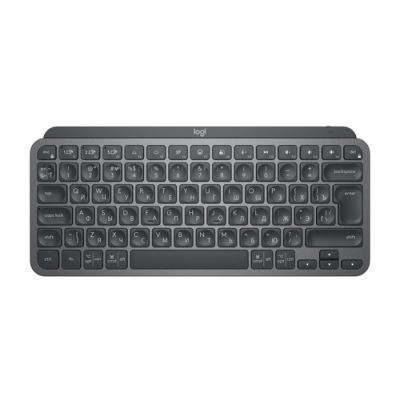 Logitech MX Keys Mini for Business Tastatur RF Wireless + Bluetooth QWERTY Russisch Graphit