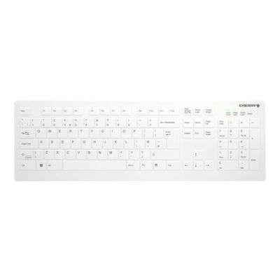CHERRY AK-C8112 Tastatur RF Wireless QWERTY Englisch Weiß
