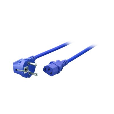 EFB Elektronik EK588BL.1,8 Stromkabel Blau 1,8 m Netzstecker Typ F C13-Koppler