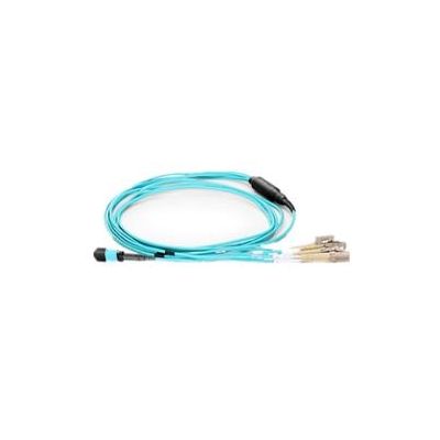 HPE K2Q47A Glasfaserkabel 15 m MPO 4xLC OM4 Blau