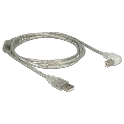 DeLOCK 84813 USB Kabel 1,5 m USB 2.0 USB A USB B Transparent
