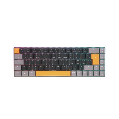 CHERRY MX-LP 2.1 Compact Wireless Tastatur RF Wireless + Bluetooth AZERTY Französisch Schwarz