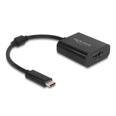 DeLOCK 64175 Videokabel-Adapter 0,15 m USB Typ-C HDMI Schwarz