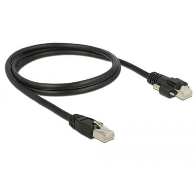 DeLOCK 85667 Netzwerkkabel Schwarz 1 m Cat6 S/FTP (S-STP)