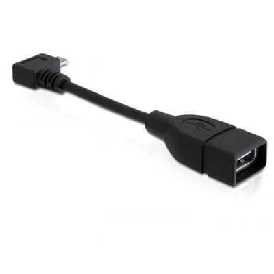 DeLOCK 83104 USB Kabel 0,11 m USB 2.0 Micro-USB B USB A Schwarz