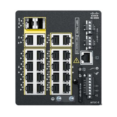 Cisco Catalyst IE3100 Managed L2/L3 Gigabit Ethernet (10/100/1000) Schwarz