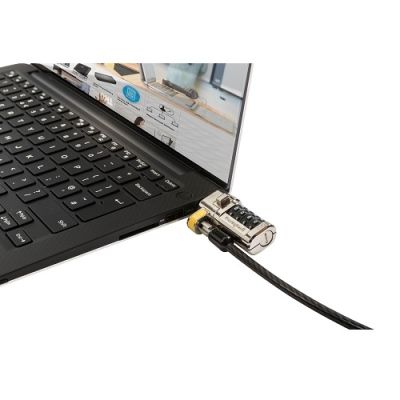 DELL 461-AAEU Kabelschloss Schwarz, Edelstahl 1,8 m