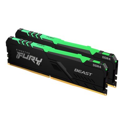 Kingston Technology FURY Beast RGB Speichermodul 16 GB 2 x 8 GB DDR4 3733 MHz
