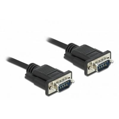 DeLOCK 86574 Serien-Kabel Schwarz 2 m RS-232 Sub-D9