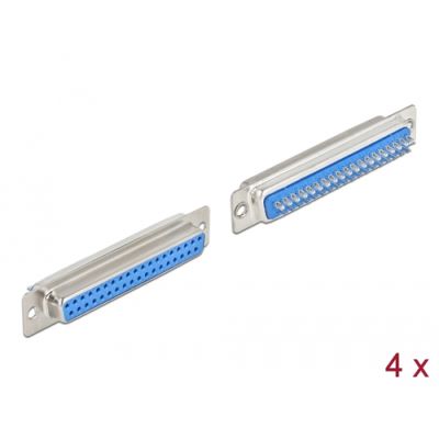 DeLOCK 66715 Drahtverbinder D-Sub 37 pin Blau, Silber