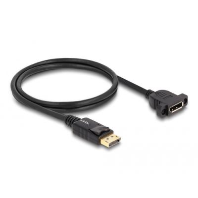 DeLOCK 87825 DisplayPort-Kabel 1 m Schwarz