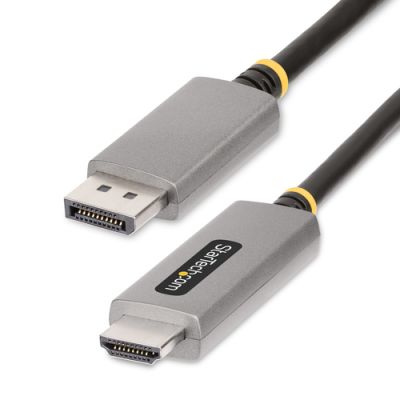 StarTech.com 2 m DisplayPort 1.4 auf HDMI 2.1 Adapterkabel, 8K 60Hz, 4K 144Hz, HDR10, DP auf HDMI Adapter/Video Konverter, Monitor Adapter DisplayPort PC zu HDMI-Bildschirm