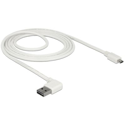 DeLOCK 85172 USB Kabel 2 m USB 2.0 USB A Micro-USB B Weiß