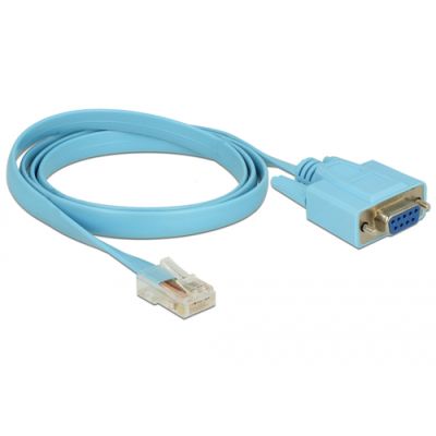 DeLOCK 63341 Serien-Kabel Blau 1 m DB-9