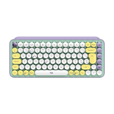 Logitech POP Keys Wireless Mechanical Keyboard With Emoji Keys Tastatur RF Wireless + Bluetooth QWERTZ Schweiz Mintfarbe
