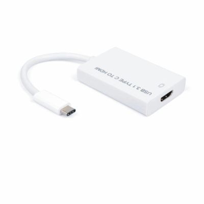 M-Cab USB-C zu HDMI Adapter - St/Bu - 0.15m - weiss