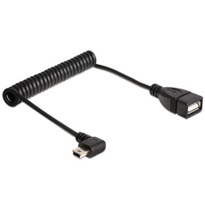 DeLOCK 83355 USB Kabel 0,5 m USB 2.0 Mini-USB B USB A Schwarz