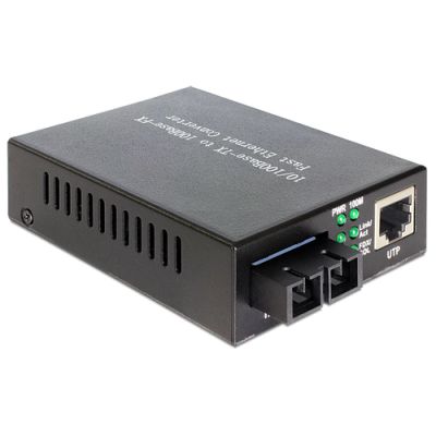 DeLOCK 86215 Netzwerk Medienkonverter 100 Mbit/s 1310 nm Einzelmodus Schwarz