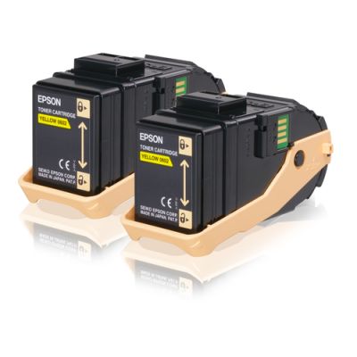 Epson Tonerkassetten-Doppelpack Yellow 7.5k x 2