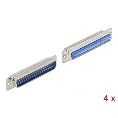 DeLOCK 66704 Drahtverbinder D-Sub 37 pin Blau, Silber