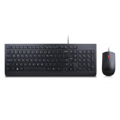Lenovo 4X30L79923 Tastatur Maus enthalten USB QWERTZ Slowenisch Schwarz