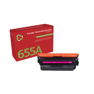 Everyday Wiederaufbereiteter Everyday™ Magenta wiederaufbereiteter Toner von Xerox, kompatibel mit HP 655A (CF453A), Standardkapazität