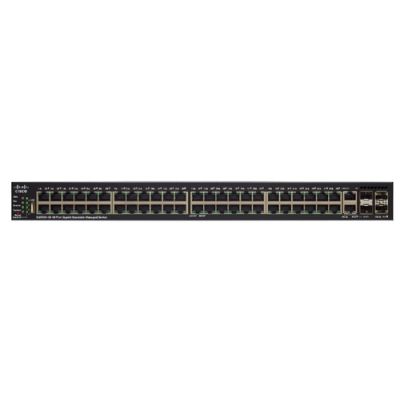 Cisco SF550X-48MP Managed L3 Fast Ethernet (10/100) Power over Ethernet (PoE) 1U Schwarz, Grau