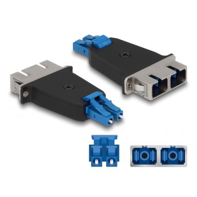 DeLOCK 87947 LWL-Steckverbinder LC/SC 1 Stück(e) Schwarz, Blau