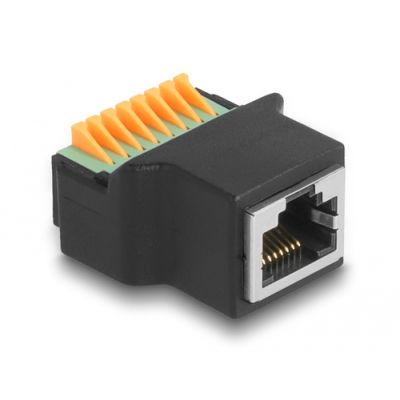 DeLOCK 66948 Drahtverbinder RJ-45 Schwarz, Grün