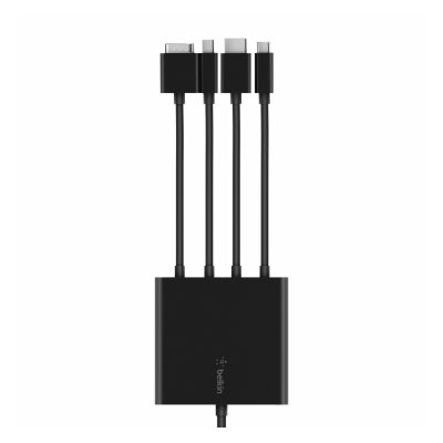 Belkin B2B166 Videokabel-Adapter 2,4 m USB Typ-C Schwarz