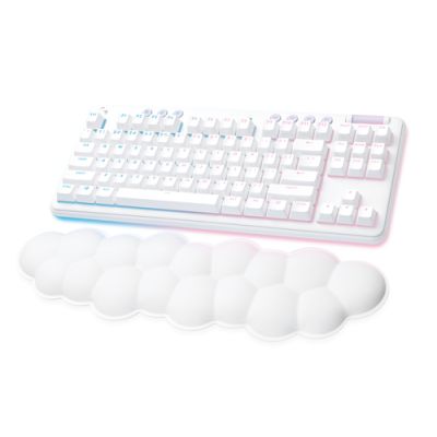 Logitech G G715 Tastatur RF Wireless + Bluetooth QWERTZ Schweiz Weiß