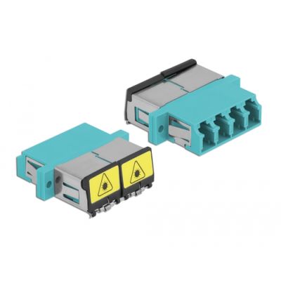 DeLOCK 86905 LWL-Steckverbinder LC/LC 2 Stück(e) Aqua-Farbe