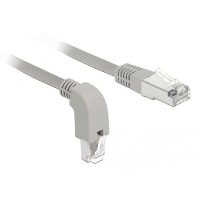 DeLOCK 85874 Netzwerkkabel Grau 1 m Cat6a S/FTP (S-STP)