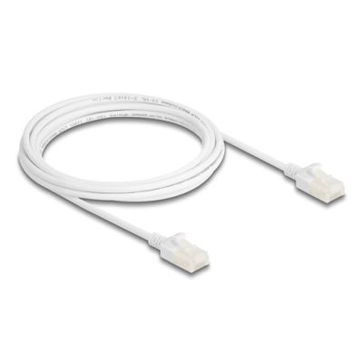 DeLOCK 80361 Netzwerkkabel Weiß 3 m Cat6a U/UTP (UTP)
