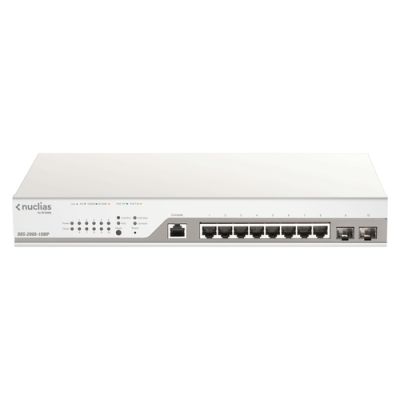 D-Link DBS-2000-10MP Netzwerk-Switch Managed L2 Gigabit Ethernet (10/100/1000) Power over Ethernet (PoE) Grau