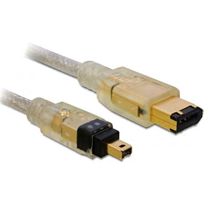 DeLOCK FireWire A/A, 2.0m 2 m Grau