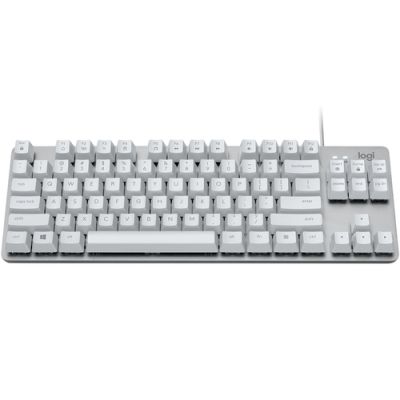 Logitech K835 TKL Mechanical Keyboard Tastatur USB Nordisch Weiß, Silber